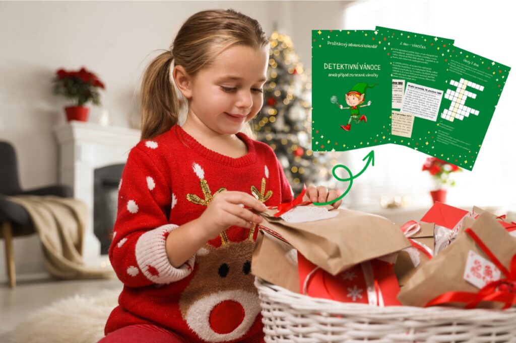 Detektivní adventní kalendář s příběhem o ztracené vánočce