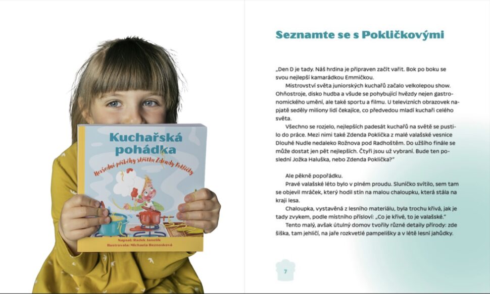 Ukázka kapitoly z&nbsp;knížky Kuchařská pohádka pro&nbsp;děti